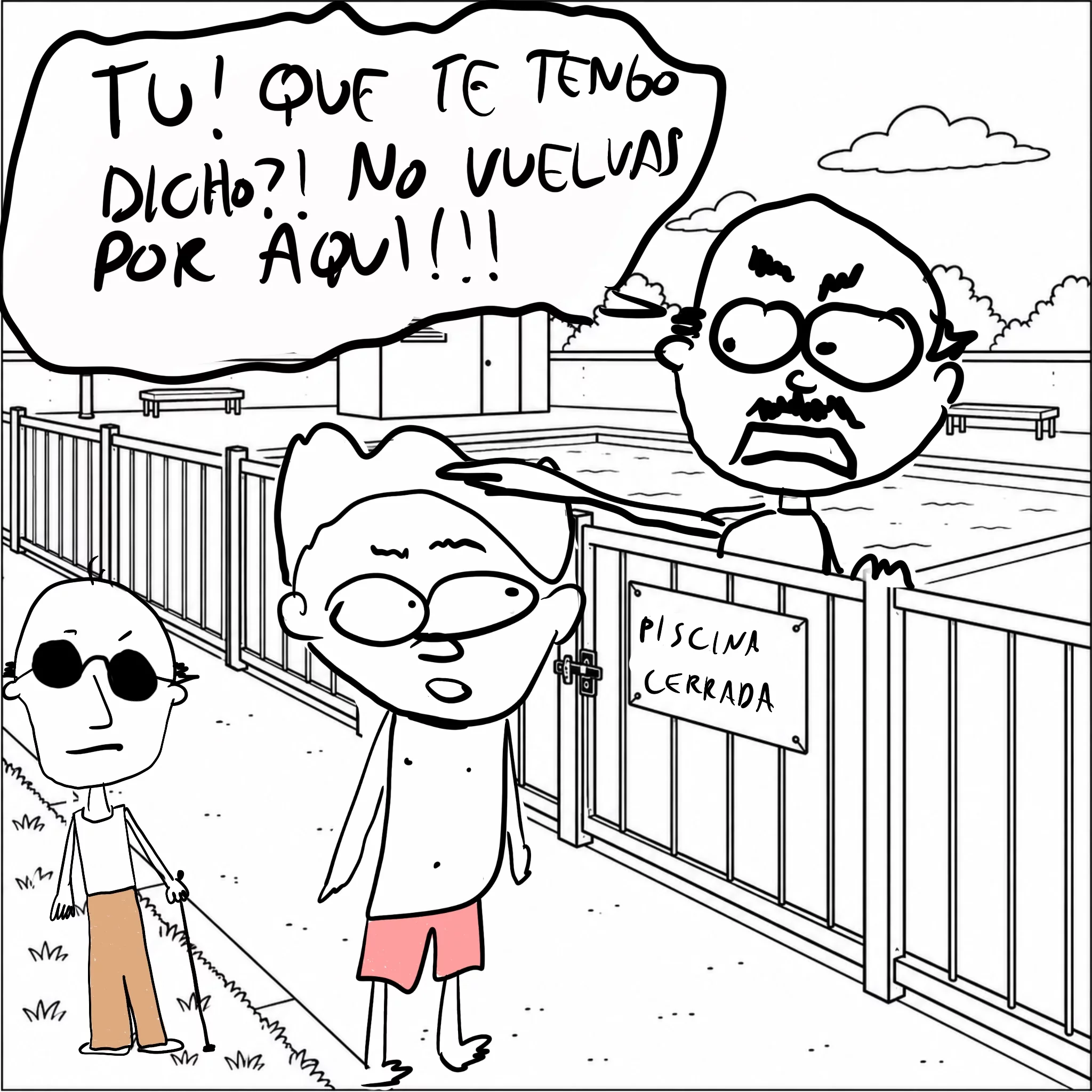 piscina cerrada
